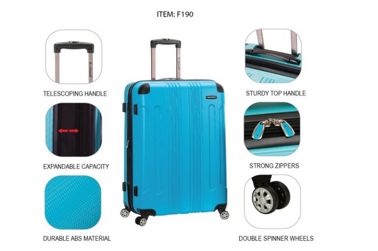 Rockland Luggage Reviews Rockland London Hardside Spinner Wheel Luggage
