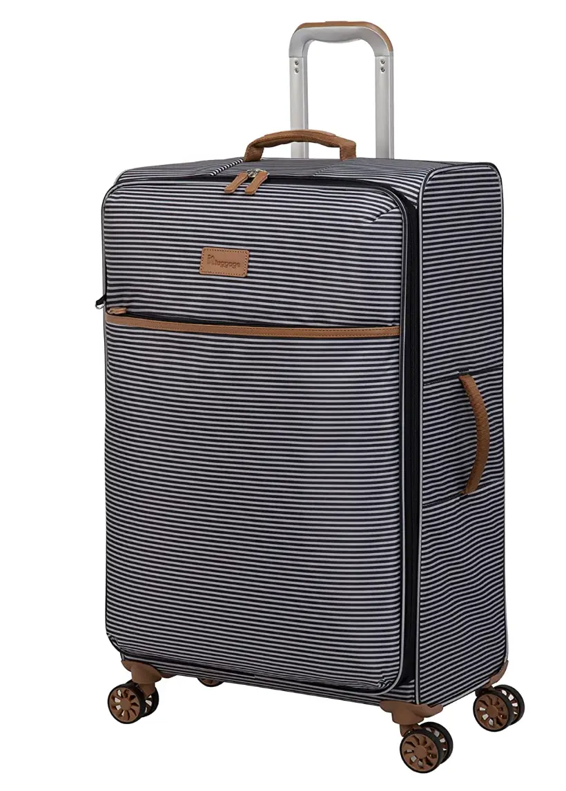 it luggage Beach Stripes Softside Checked 8 Wheel Spinner