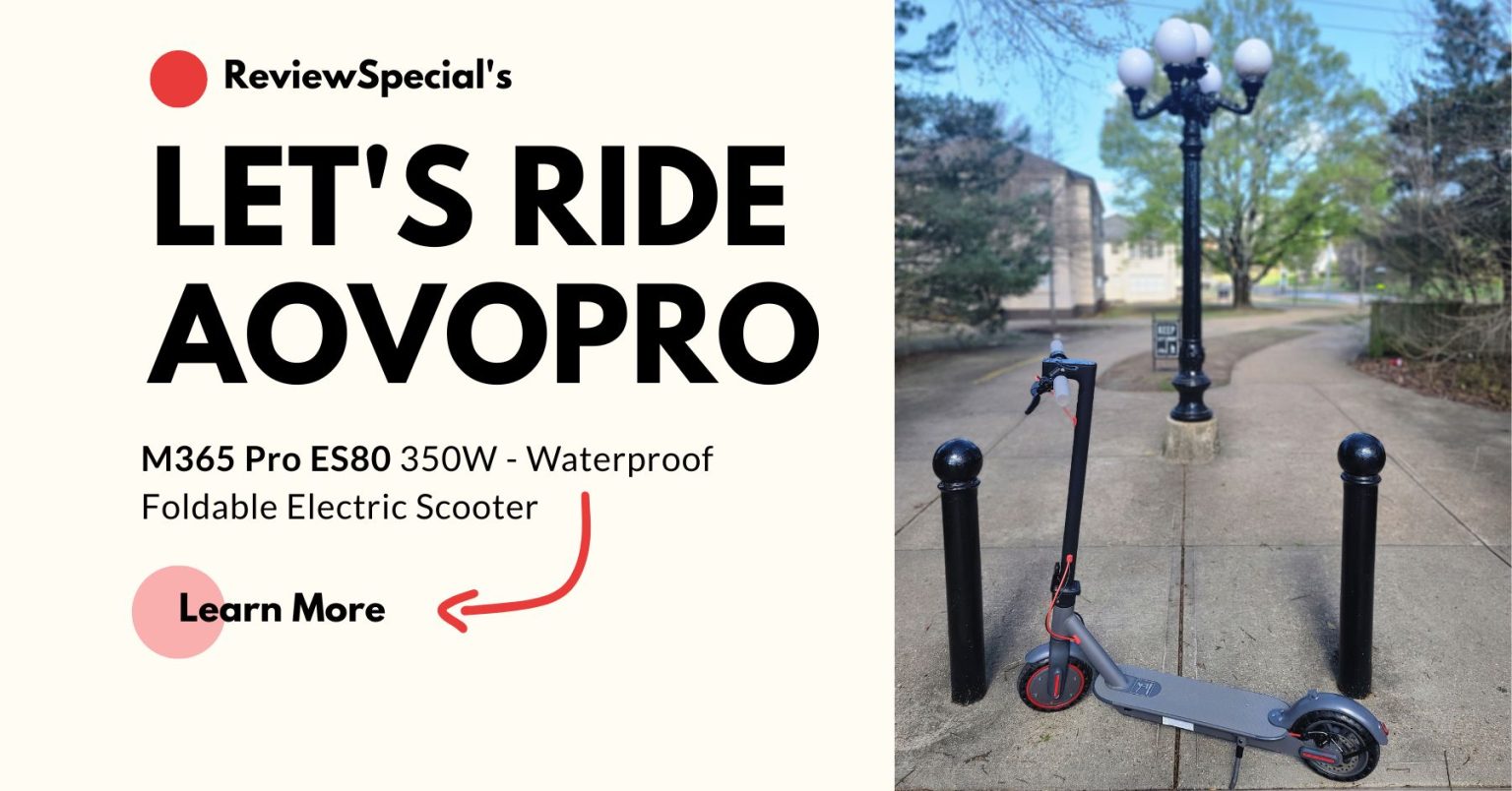 Aovopro M365 Pro ES80 Electric Scooter Comprehensive Review Is It   AovoproM365 Pro ES80 Waterproof Electric Scooter Review 1536x804 